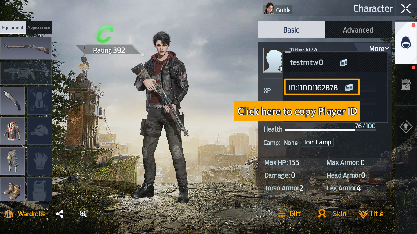 Panduan menemukan User ID Undawn